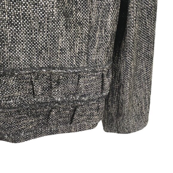 Talbots Tweed Blazer Jacket Size‎ 20 Ruffle Polyester Wool Acrylic NWT CJ-1393 - Picture 5 of 10